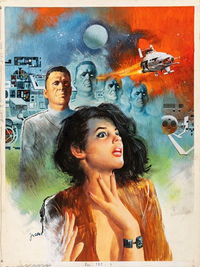 Kosmos - Copertina per rivista, tempera su cartone