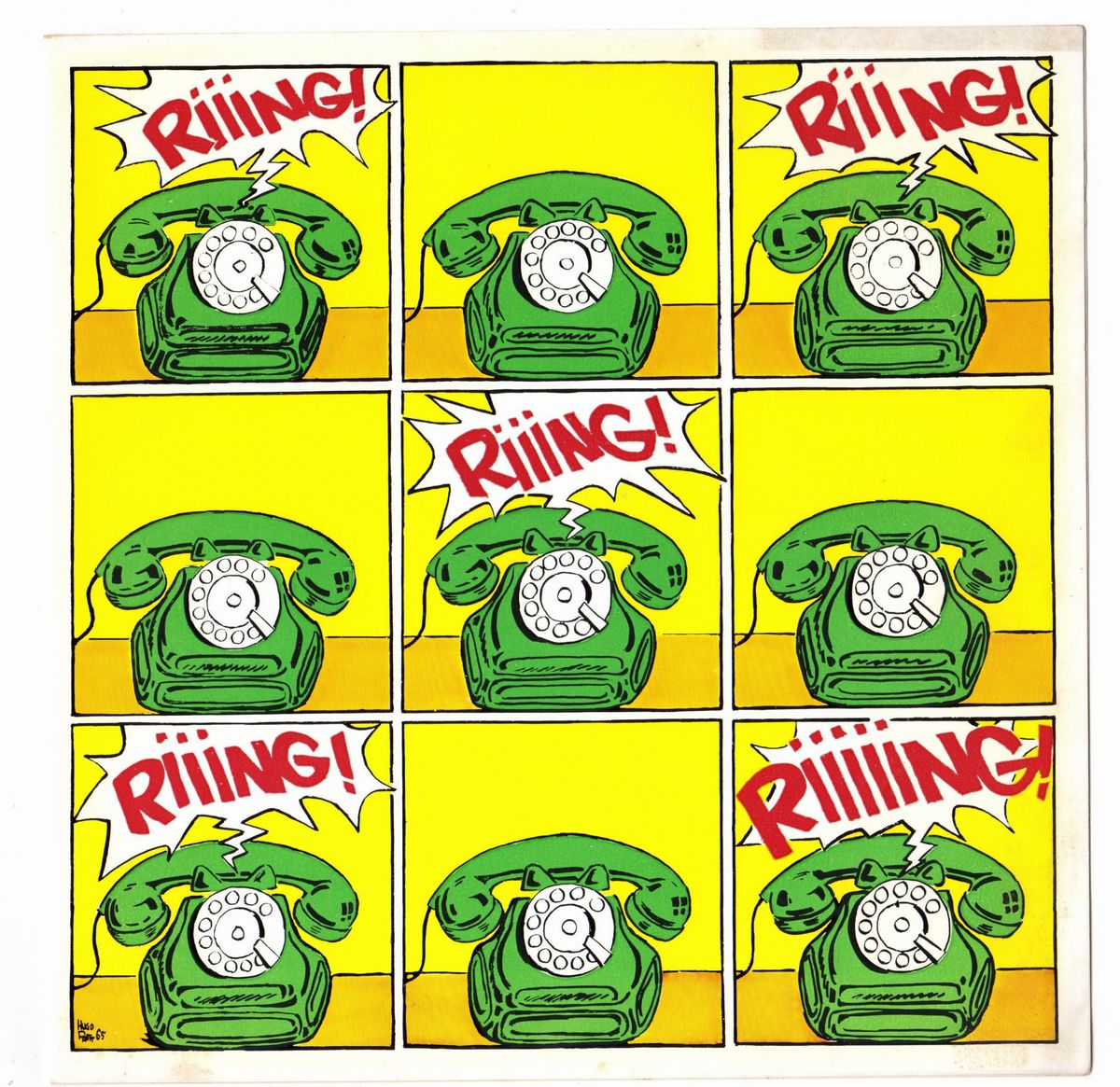 Hugo Pratt - La Telefonata - olio e tempera su tela