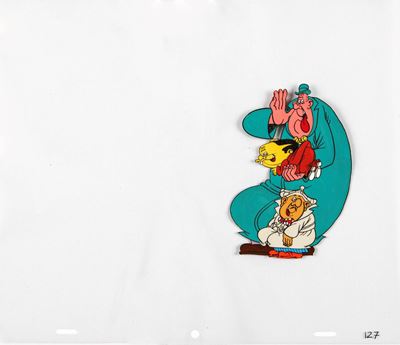 SuperGulp!, tempera su rodovetro, 1977