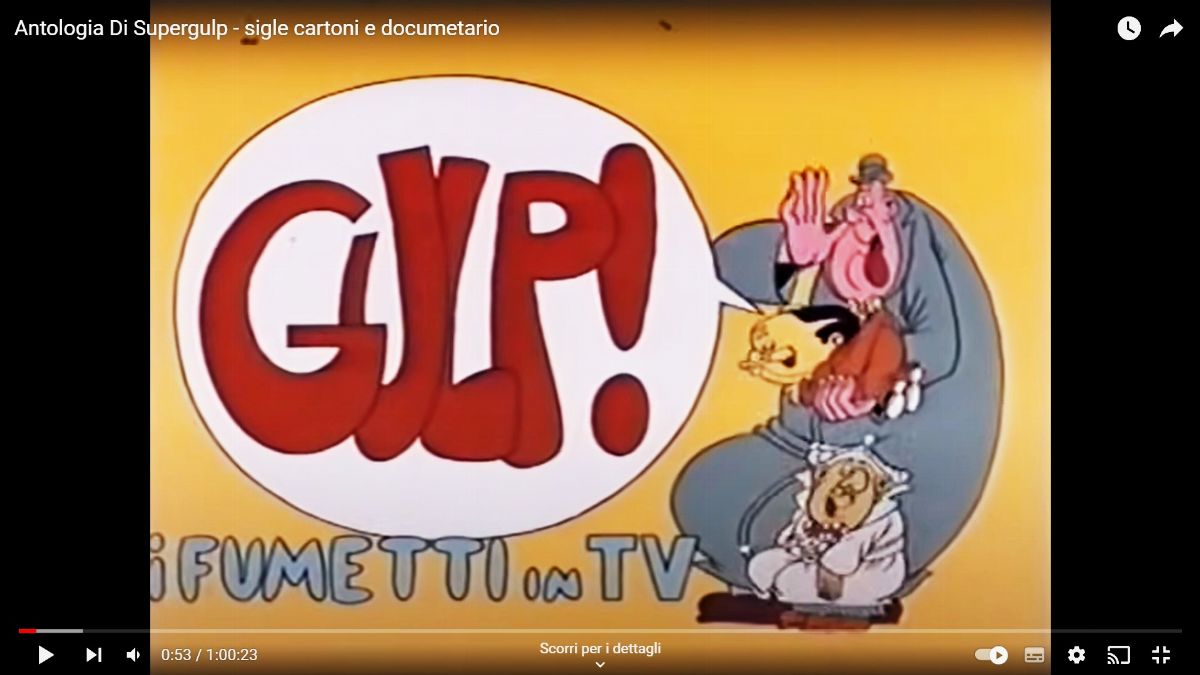 Studio Bignardi - SuperGulp!, tempera su rodovetro, 1977