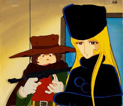Toei Animation, Galaxy Express 999 - Tempera su rodovetro e cartoncino