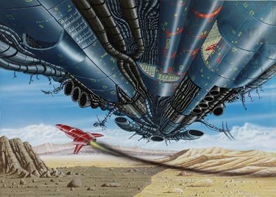 Sosta nel deserto, tempera su cartone