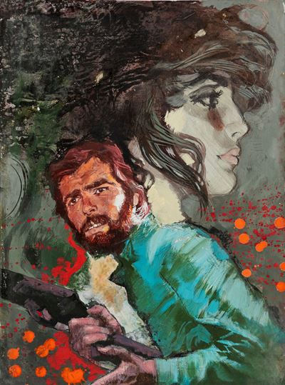 L'esca della violenza, tempera su cartone