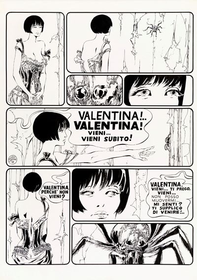Valentina - La Marianna la va in campagna, matita e china su cartone