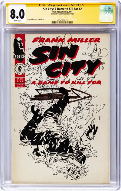 Sin City: A Dame to Kill For #2, 1994, Page Quality: WHITE
