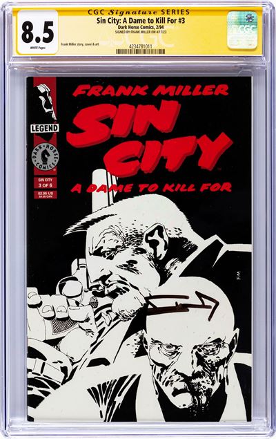 Sin City: A Dame to Kill For #3, 1994, Page Quality: WHITE