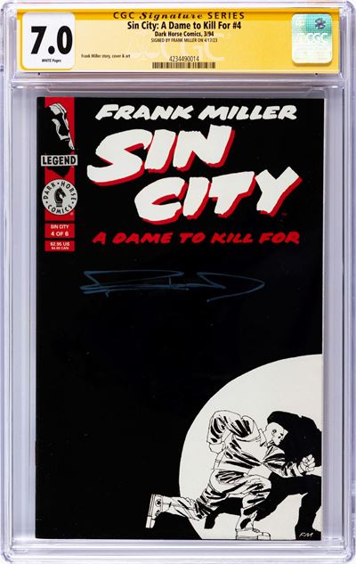 Sin City: A Dame to Kill For #4 (Signature Series), 1994