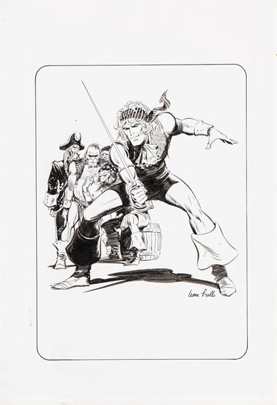 Jack di Picche - Matita e china su cartone