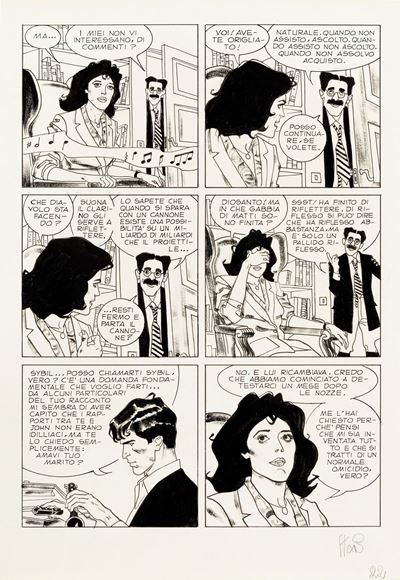 Dylan Dog - L'alba dei morti viventi, matita e china su cartoncino
