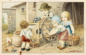 La sgranatura delle pannocchie