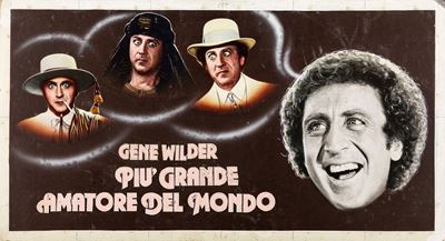 Bozzetto di Gene Wilder per 'Il più grande amatore del mondo', tempera e pellicola fotografica su...