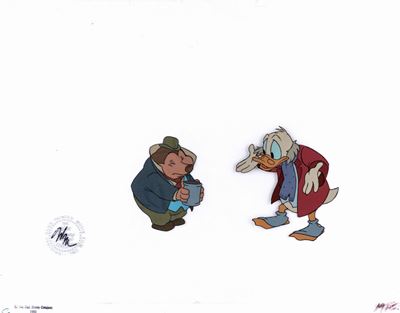 Disney, Mickey´s Christmas Carol - tempera su rodovetro