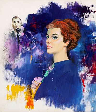 L'ultimo appuntamento, tempera su cartone, 1967