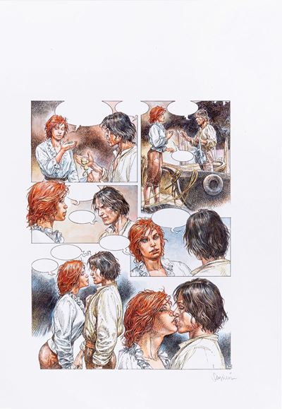Le tre chiavi - acquerello su fotocopia