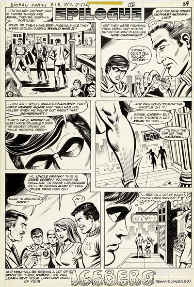 Batman Family - The Fine Art of Murder, matita e china su cartoncino DC