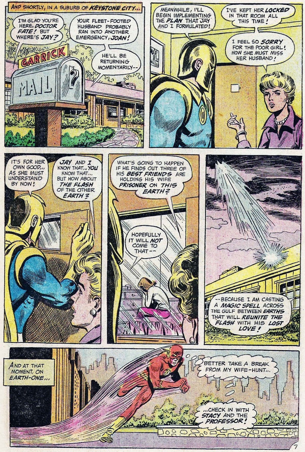 Irv Novick - The Flash - Nowhere On The Face Of The Earth!, matita e china su cartoncino DC
