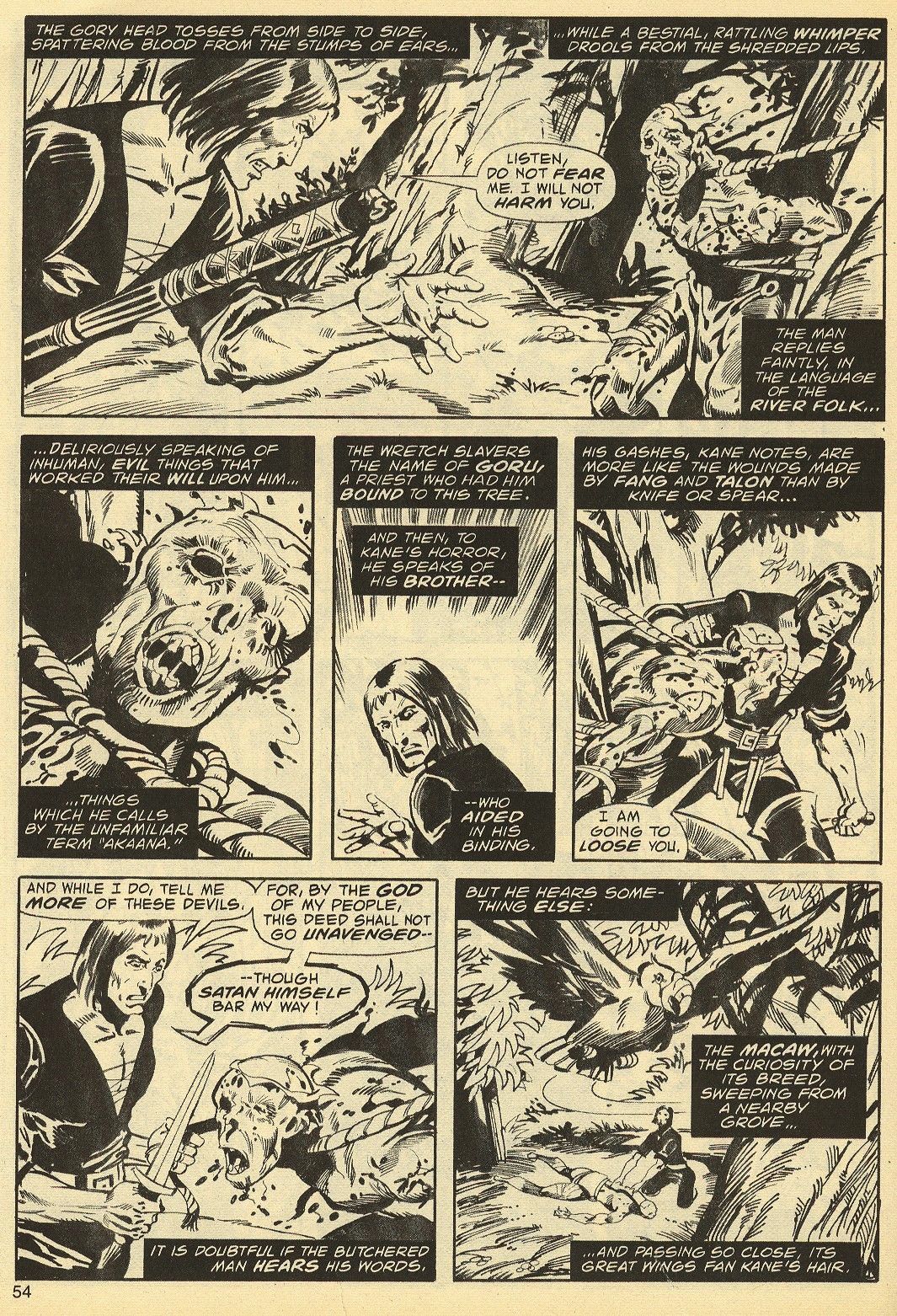 David Wenzel - Solomon Kane - Wings in the Night, matita e china su cartoncino Marvel