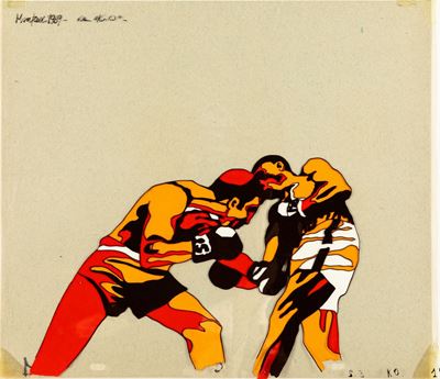 Cel originale per il cortometraggio animato 'K.O.'