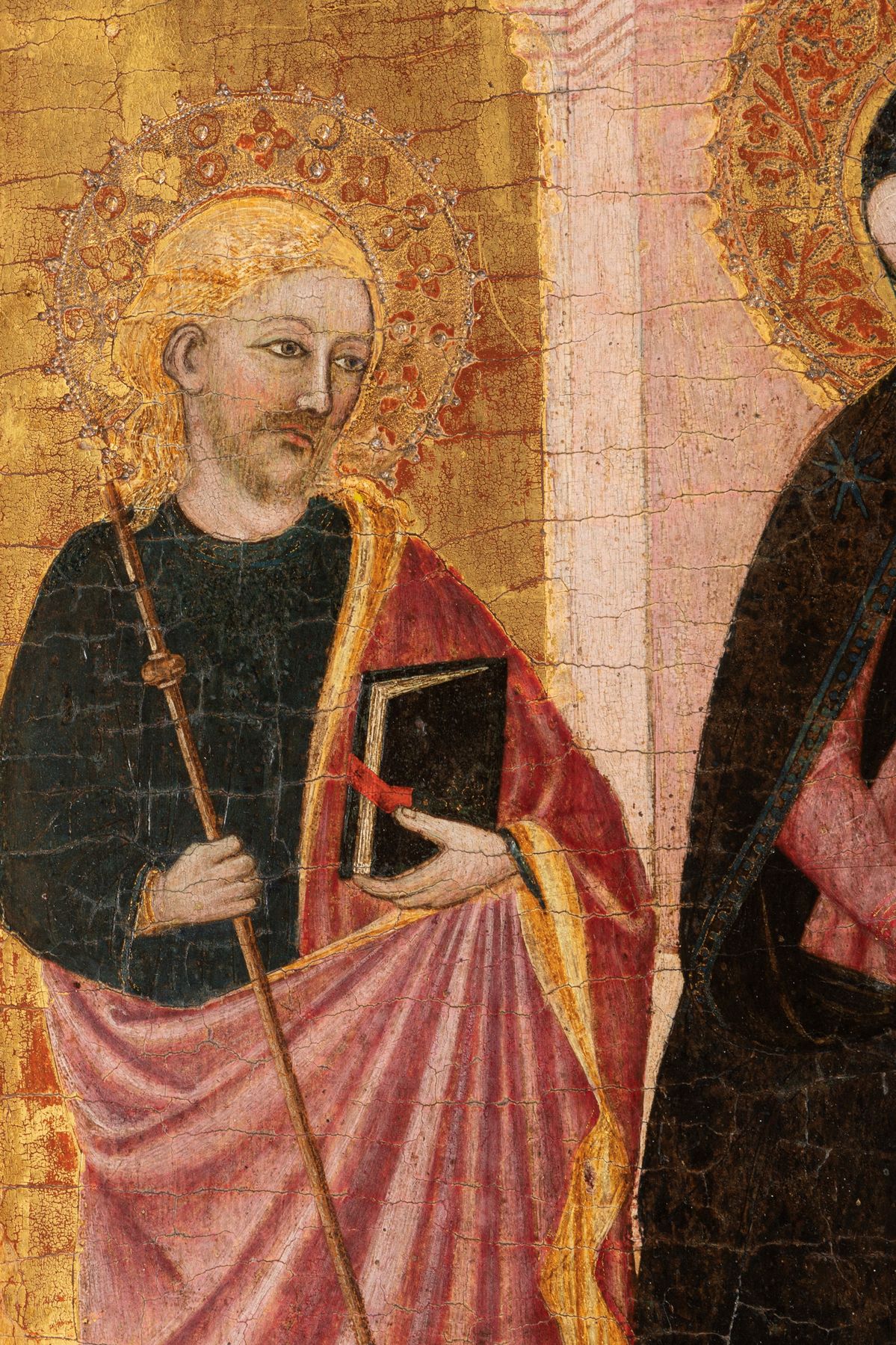 Scuola Toscana, Fine Secolo XIV - Inizio Secolo XV - Sconosciuto, Vergine con Bambino in trono, S...