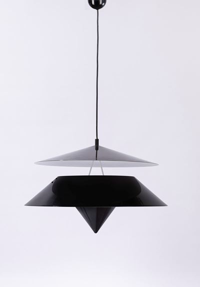Lampada a sospensione Kalaari in metallo laccato