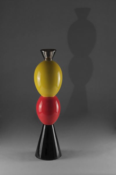 Stoa, ceramica, H 72 cm, diametro 18 cm, circa 2000