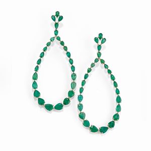 Emerald earrings