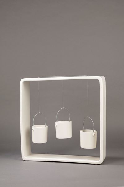 Portali, vaso in ceramica, edizione limitata 50 esemplari