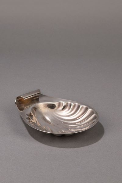 Conchiglia in metallo argentato, produzione Christofle