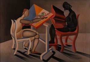 Depero Fortunato - Lettrice e ricamatrice automatiche