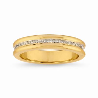 Bracciale in oro bicolore 18k con diamanti