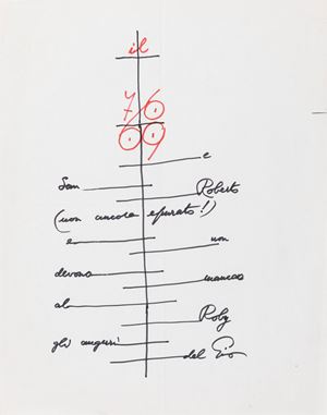 Ponti Gio - Calligramma