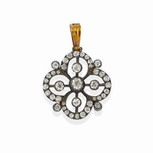 Pendente con diamanti