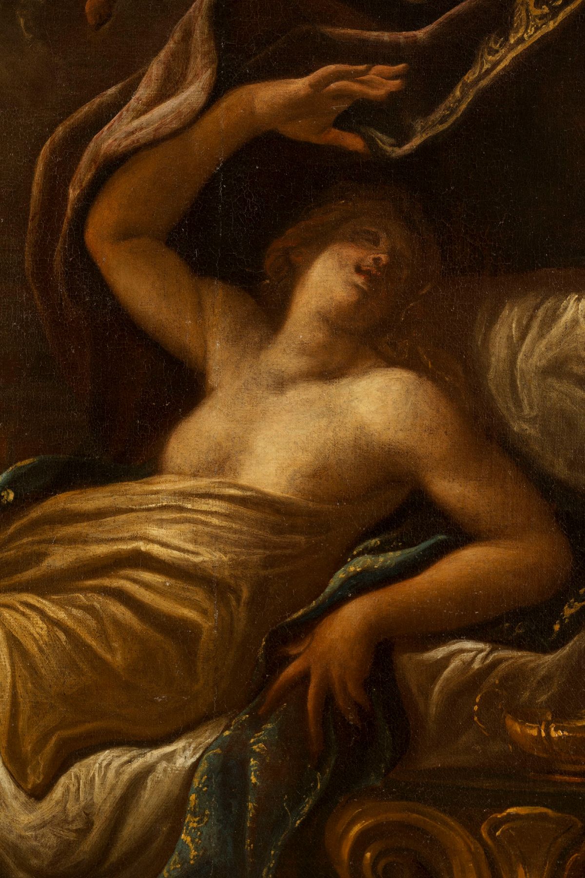 Giovanni Lorenzo Bertolotto - Giove e Semele e la nascita di Bacco, olio su tela