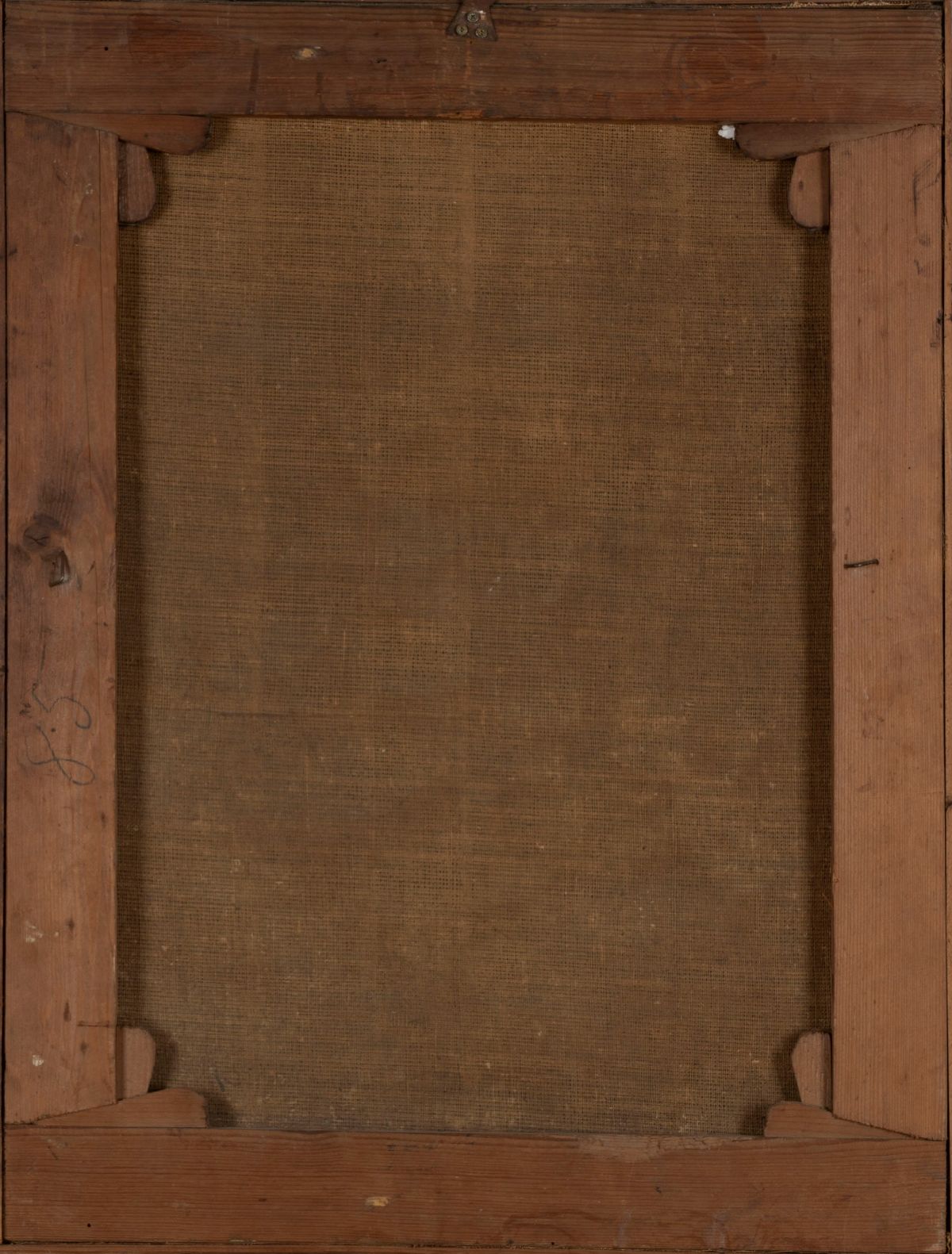 Scuola Italiana, Secolo XVIII - Autoritratto di un pittore, olio su tela