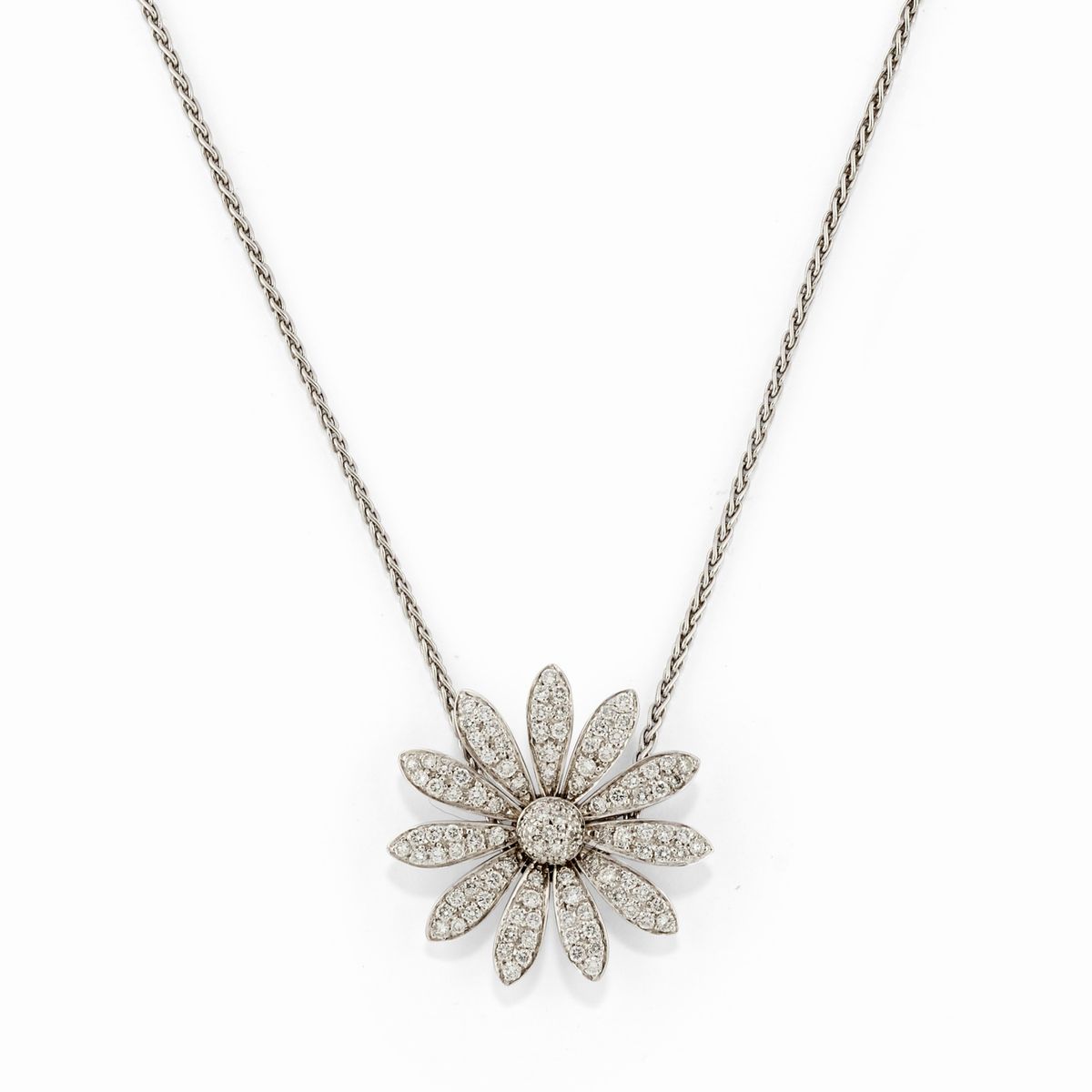 Crivelli - Demi-parure in oro bianco 18k con diamanti