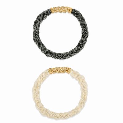 Collana in oro giallo 18k impreziosita da diamanti taglio brillante