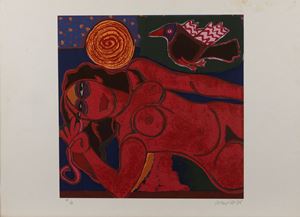 Donna in rosso