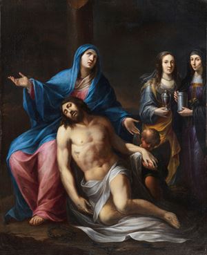 Pieta with two saints