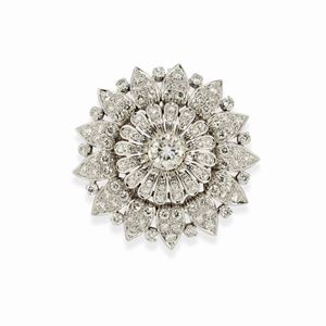  - Spilla-pendente con diamanti