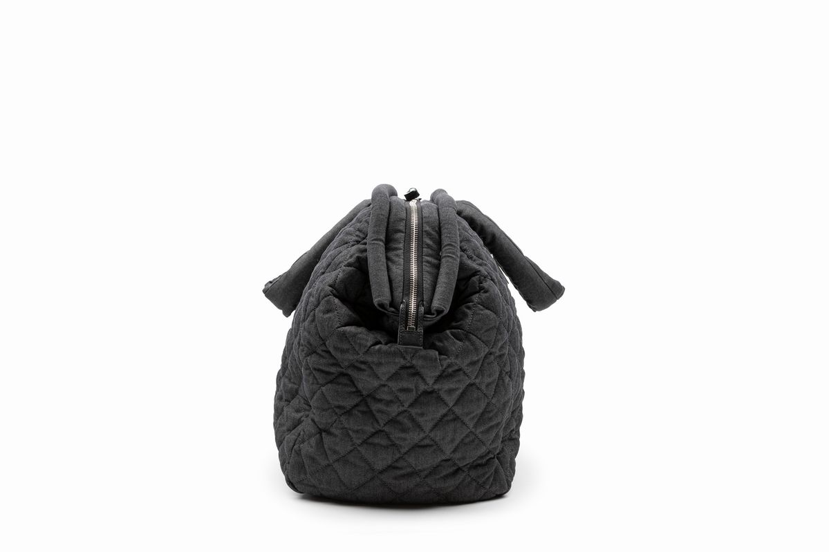 Chanel - Coco, Bag da viaggio Coco Cocoon Sport in tela denim grigia