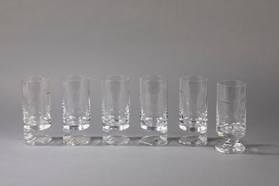 Set di bicchieri Smoke, 1960 cc., produzione Arnolfo di Cambio