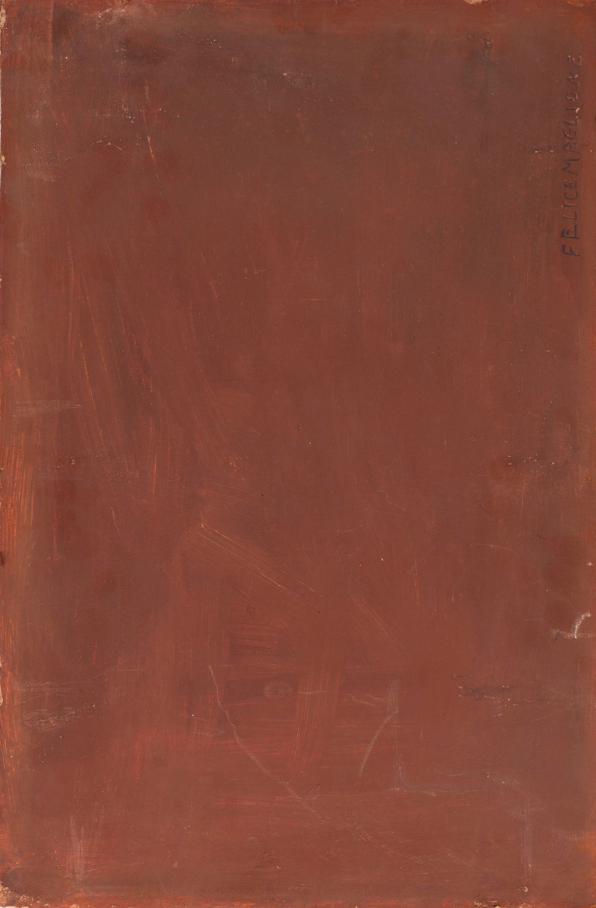 Vincenzo Caprile - Giovane contadina, olio su cartone
