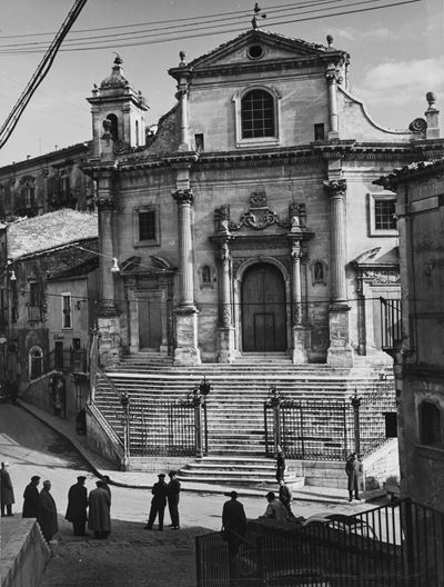 Ragusa - Stampa vintage alle gelatina ai sali d'argento