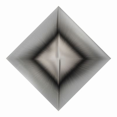 Dinamica visuale, pvc bianco su tavola