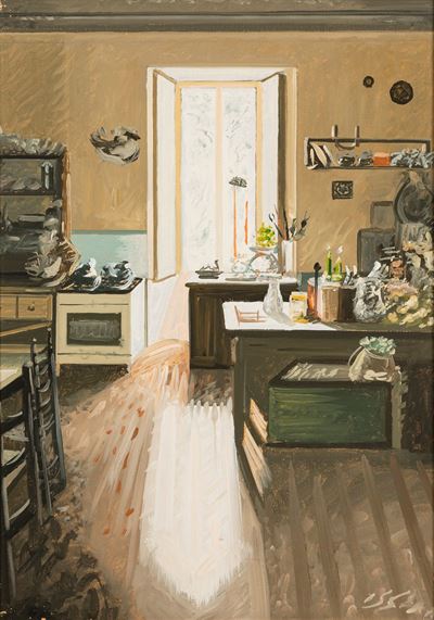 Cucina, olio su tela, 2006
