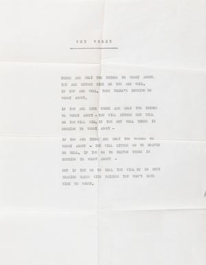 Poesia inedita in inglese