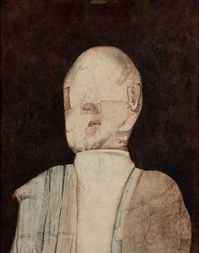 Ritratto da fare, tempera su tavola