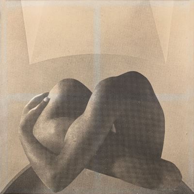 Senza titolo, tela emulsionata