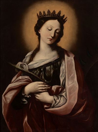 Francesco Gessi, Santa Caterina d'Alessandria, olio su tela