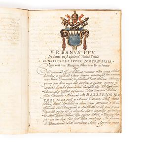 Vaticano - Manoscritto - Antichità dell'Offitio con diverse Bolle Volgari e Latine Estratte dal nro Libro di Martino PP.V.